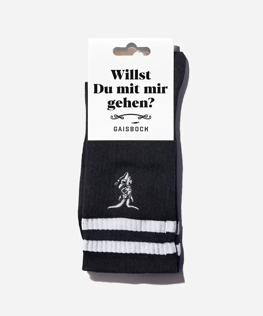 Gaisbock - Männersocken Schwarz