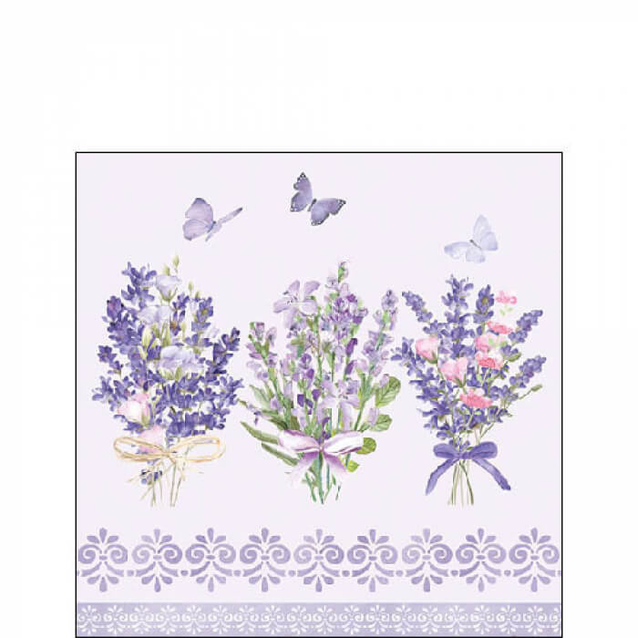 Cocktail Serviette - Lavendel Lila