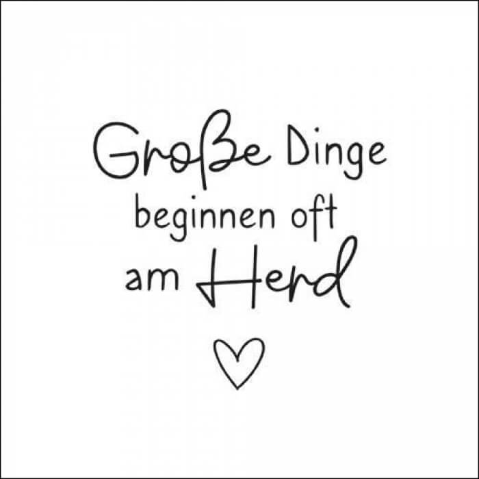 Lunch Servietten - Grosse Dinge