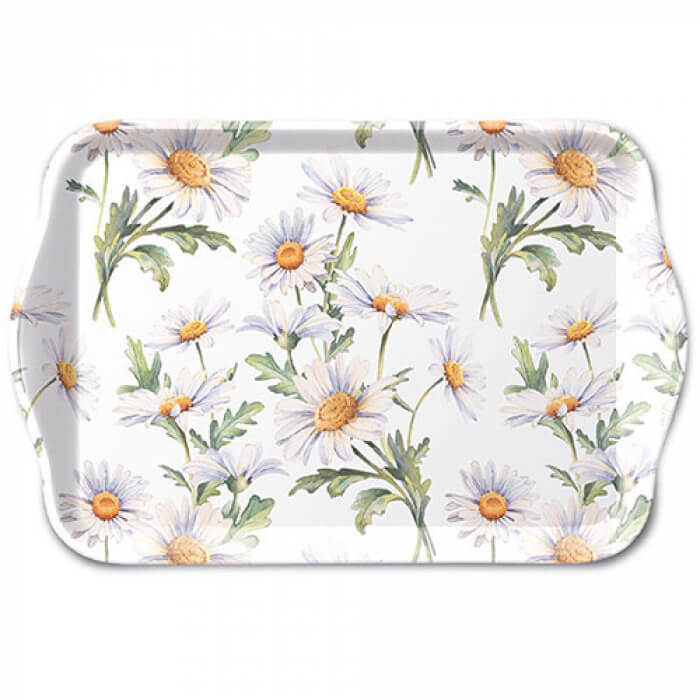 Kleines Tablett - Margeriten