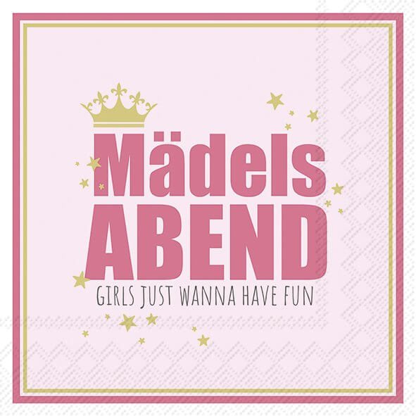 Cocktail Servietten - Mädelsabend