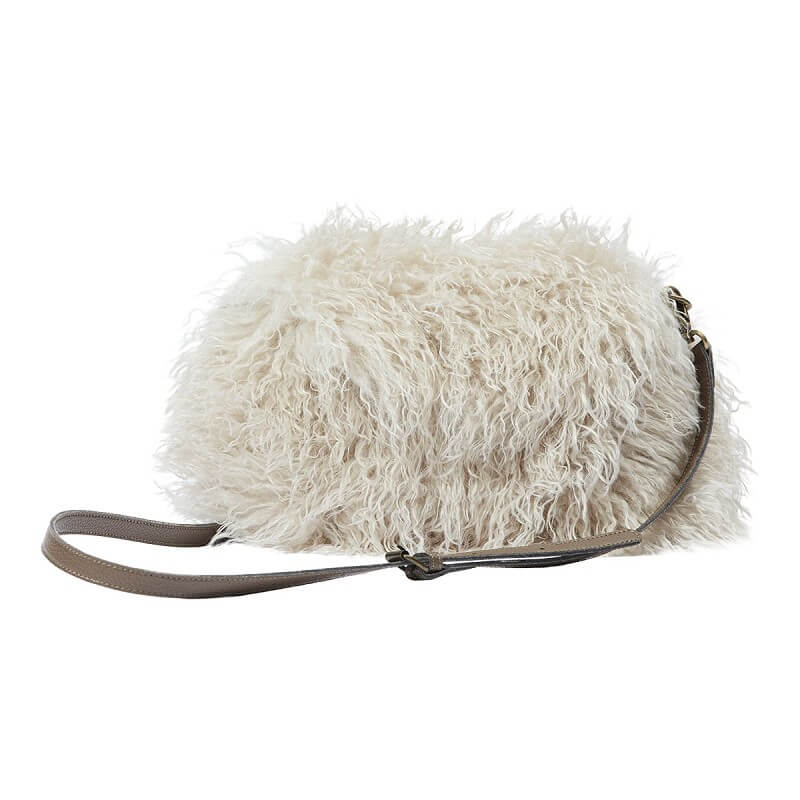 The Moshi - Kleine Schulterhandtasche mit Kunstfell