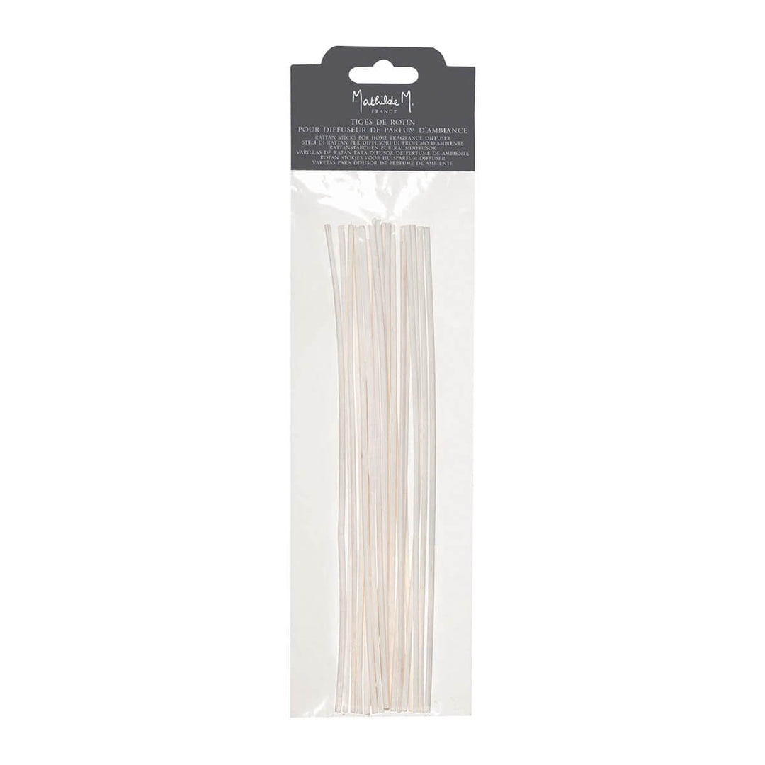 Mathilde M. Bâtonnets de rotin pour diffuseur de parfum d'ambiance 25 cm