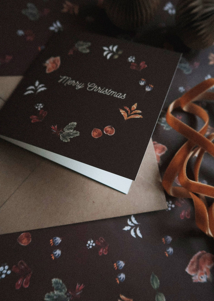 Frohe Weihnachten Klappkarte