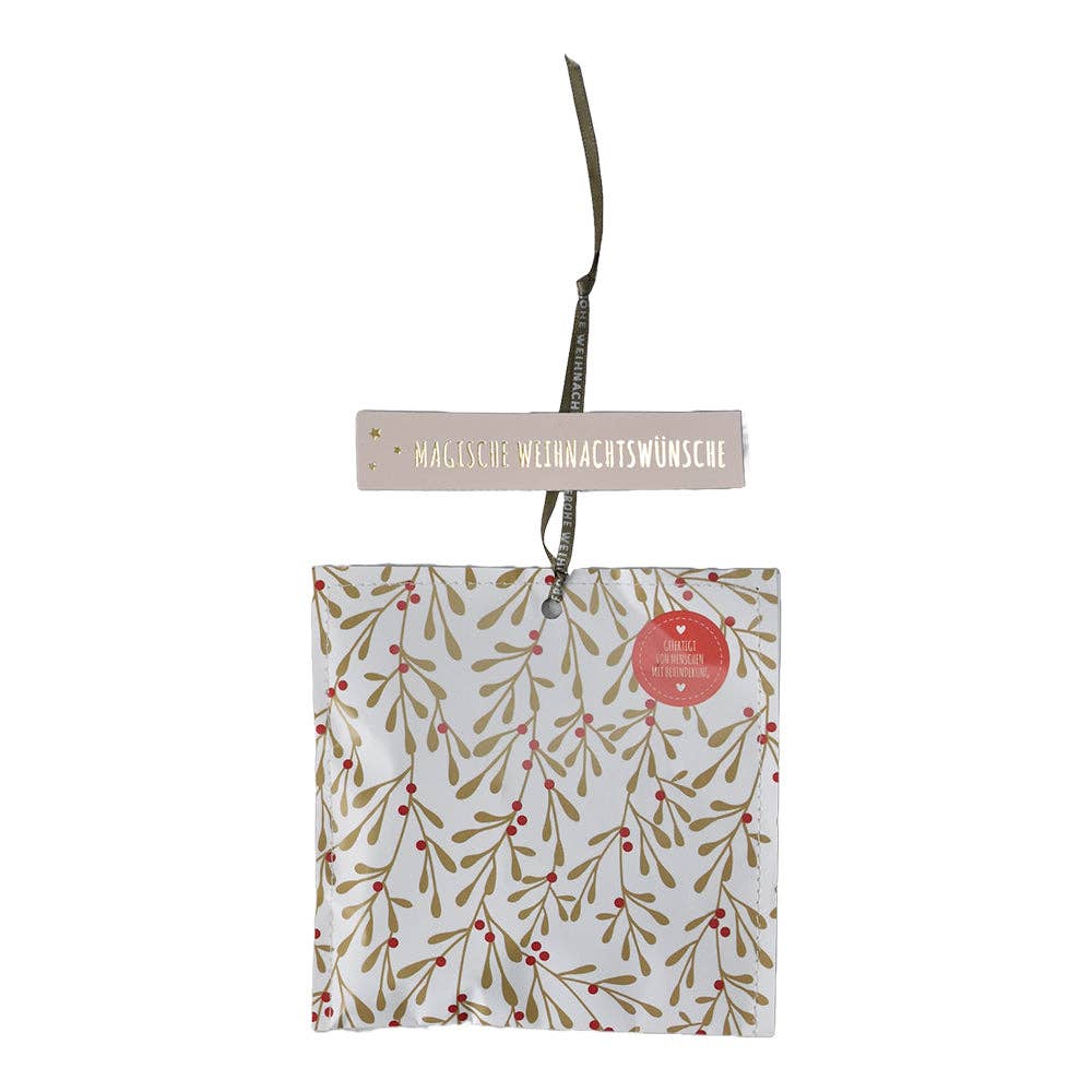 Magische Weihnachtswünsche – Mini Weihnachtsgruß mit Wachsstern