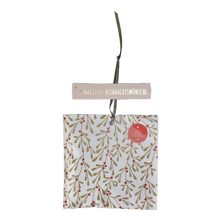 Magische Weihnachtswünsche – Mini Weihnachtsgruß mit Wachsstern