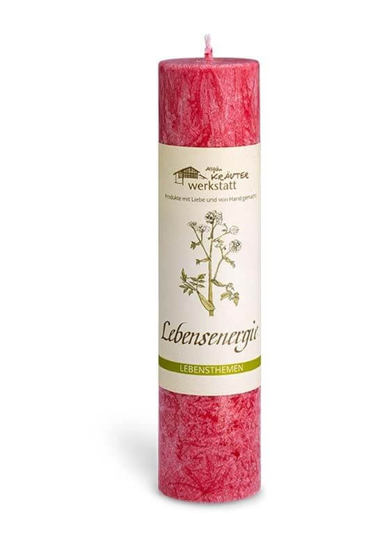 Allgäuer Heilkräuter-Kerze Lebensenergie – Kraft & Vitalität der Natur