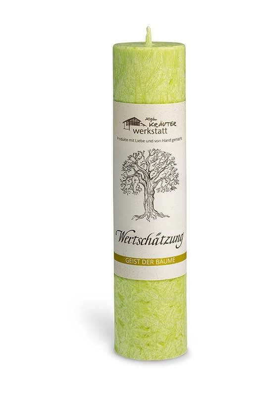 Allgäuer Heilkräuter-Kerze Wertschätzung – Naturkraft für Achtsamkeit