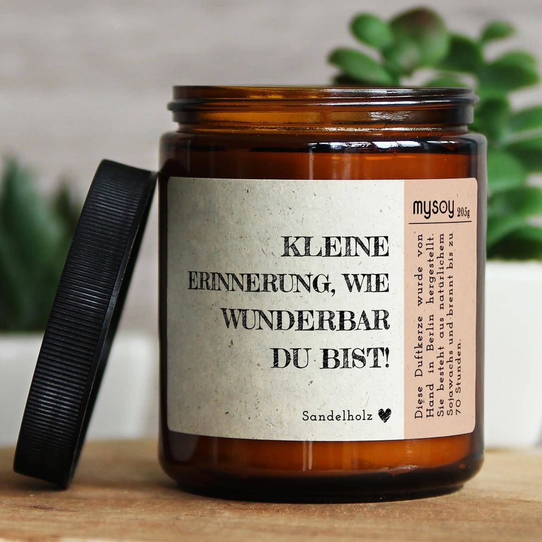 Duftkerze- Kleine Erinnerung