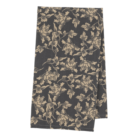 Geschirrtuch Blattmuster Midnight & Sand – Chic Antique