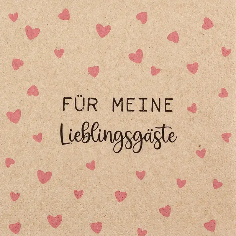 Lunch Servietten - Meine Lieblingsgäste eco