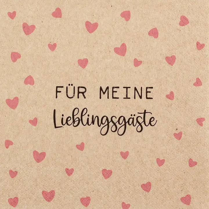 Lunch Servietten - Meine Lieblingsgäste eco