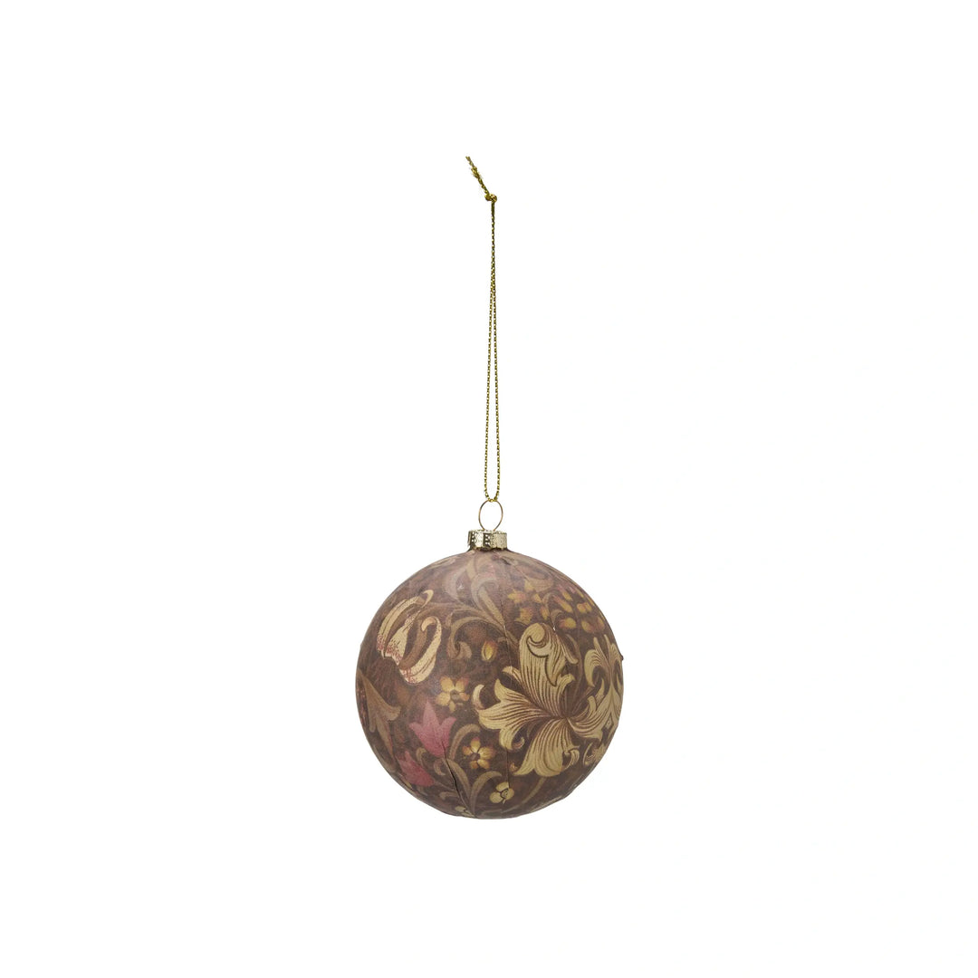 Weihnachtskugel - Goldene Schwertlilie