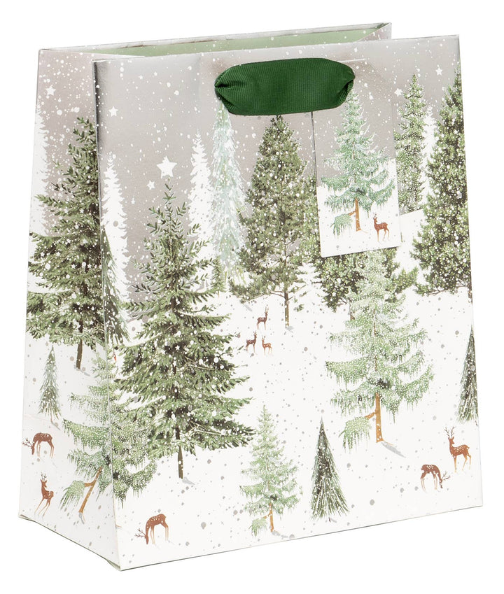 Geschenktasche - Winterwald
