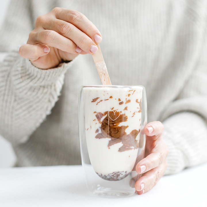 Trinkschokolade Gold-Praline - Für die beste Mama