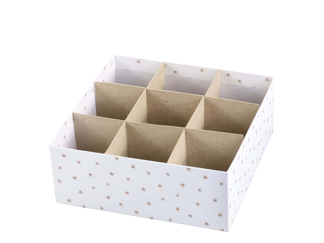 Geschenkbox Set 3er mit Sternendruck – Festliche Verpackung für Geschenke