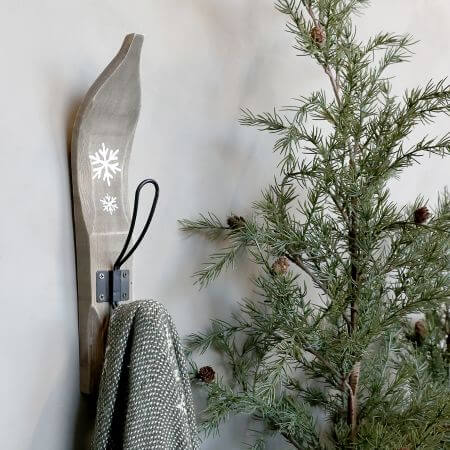 Vintage Ski Haken Chalet Chic – Schneeflocke