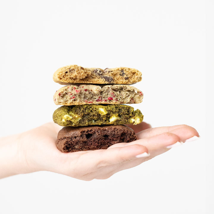 Backmischung - Himbeer-Cookies mit weißer Schokolade