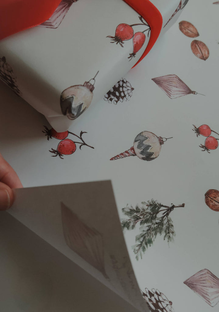 Weihnachts Geschenkpapier - 3 teiliges Set