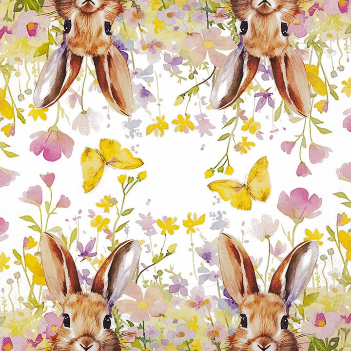 LunchServietten - Bunny in Meadow