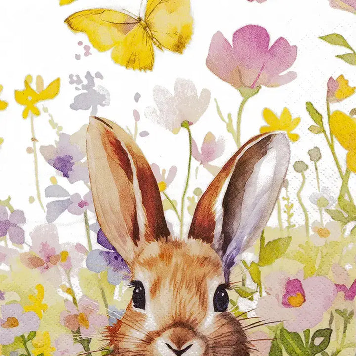 LunchServietten - Bunny in Meadow