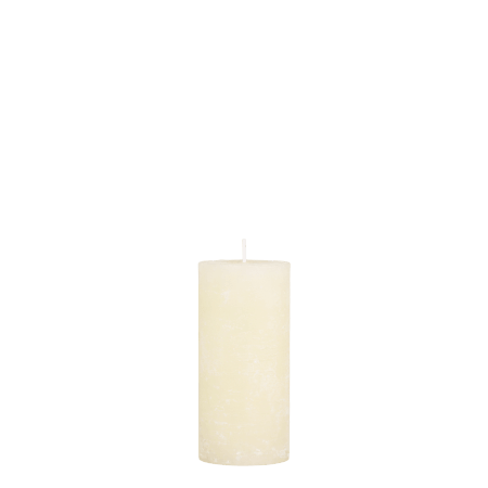 Macon Stumpenkerze – Rustikal, Creme, 60 Std.