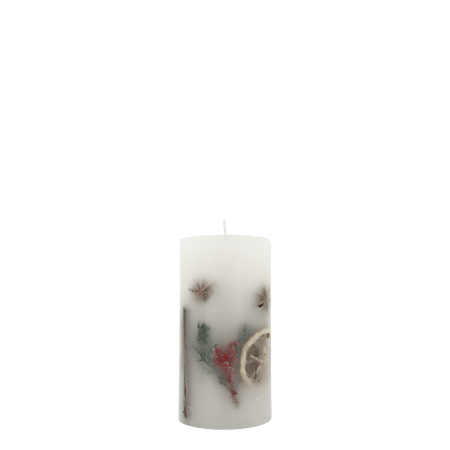 Bougie pilier aux épices de Noël - 14 cm