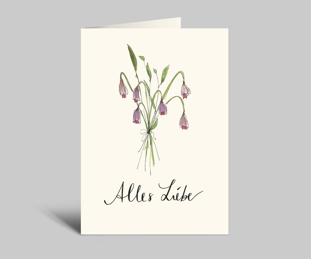 Karte  Alles Liebe