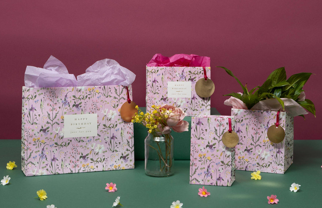 Geschenktasche - Blumen