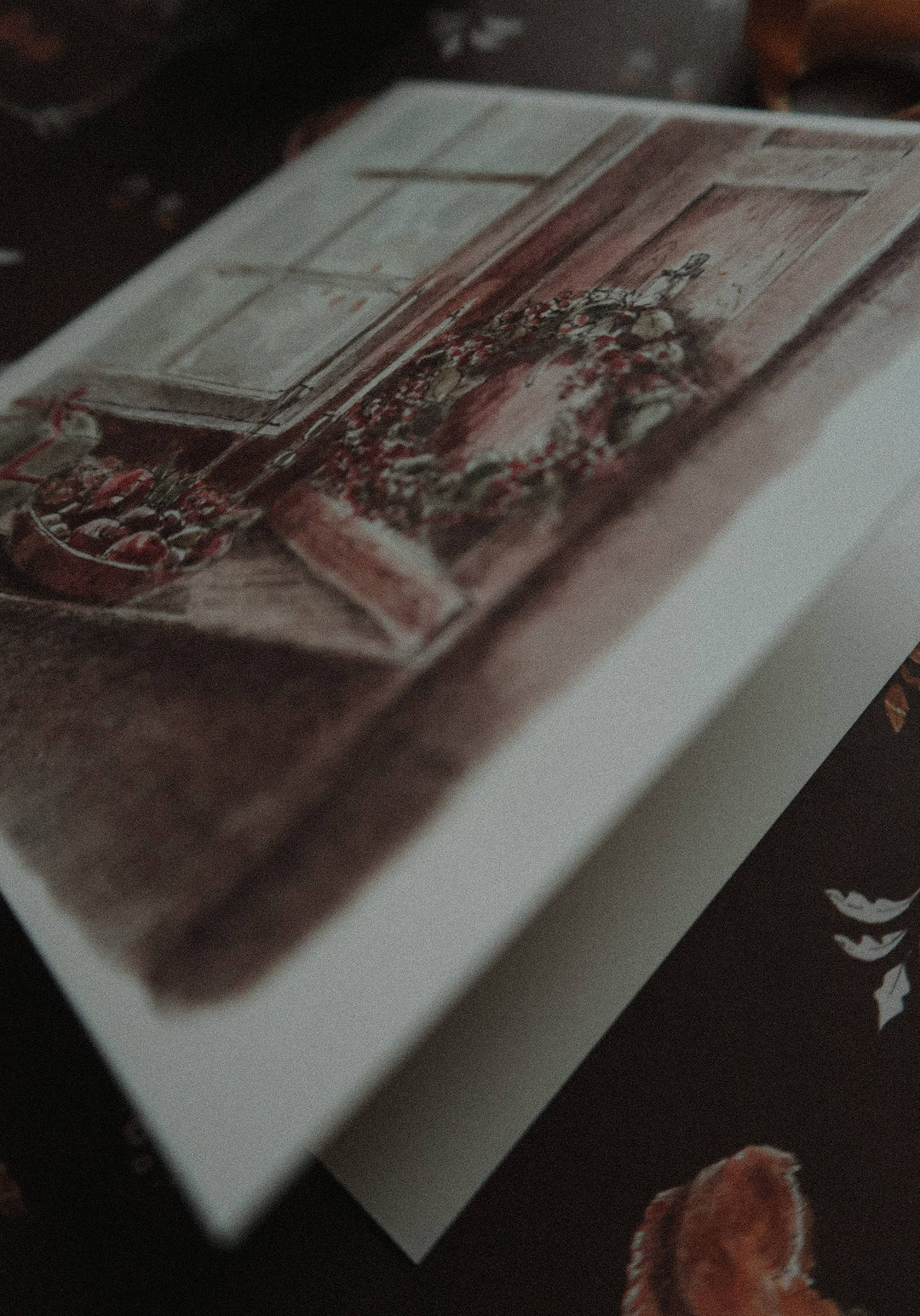 Weihnachtsstimmung, Faltkarte