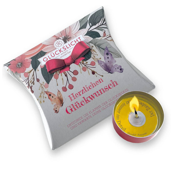 Glückslicht  -  Herzlichen Glückwunsch