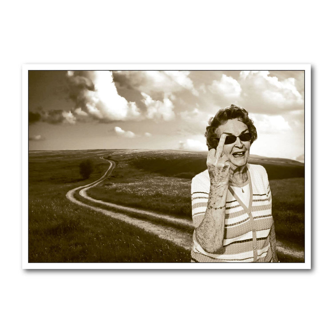 Grusskarte - Stinkefinger