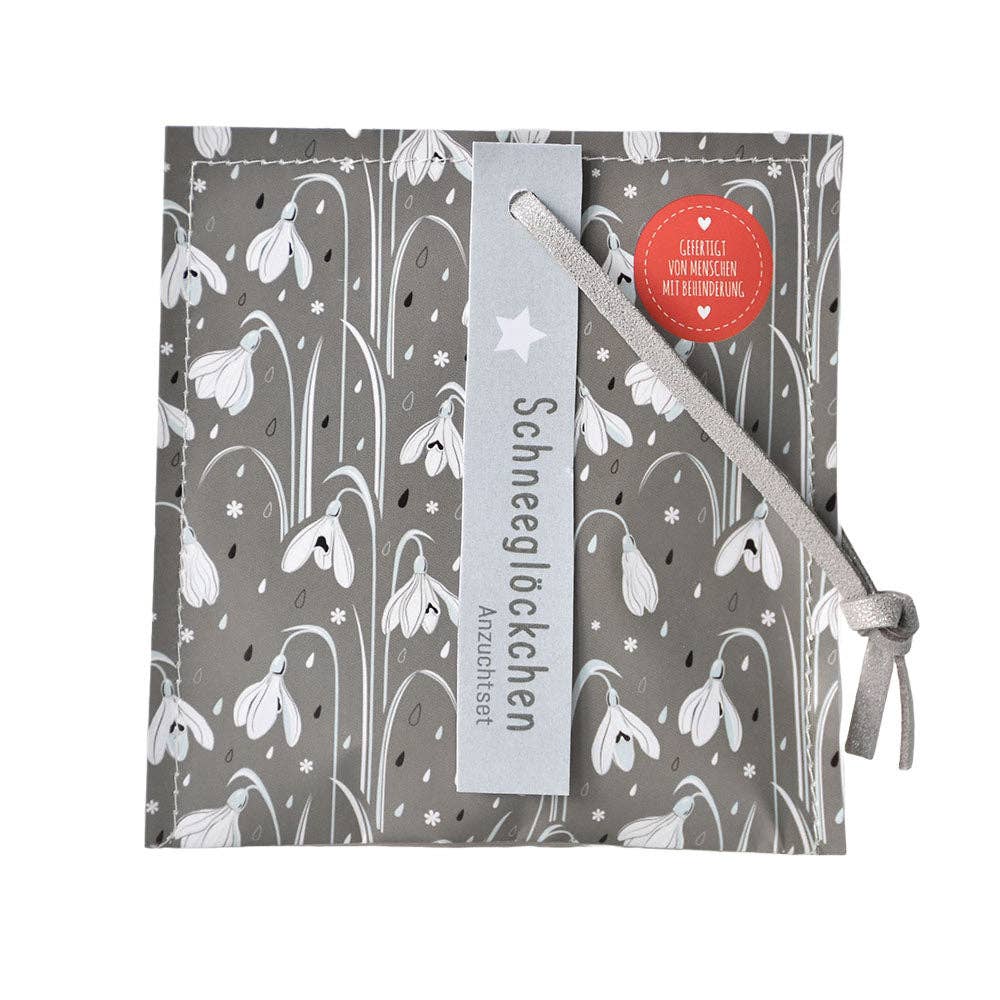 Weihnachtsgruß mit Schneeglöckchen Saatgut – Zauberhaftes Anzuchtset