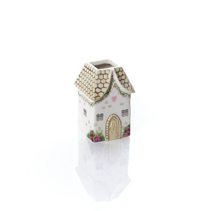 Steingut Vase Cottage Garden 13 cm