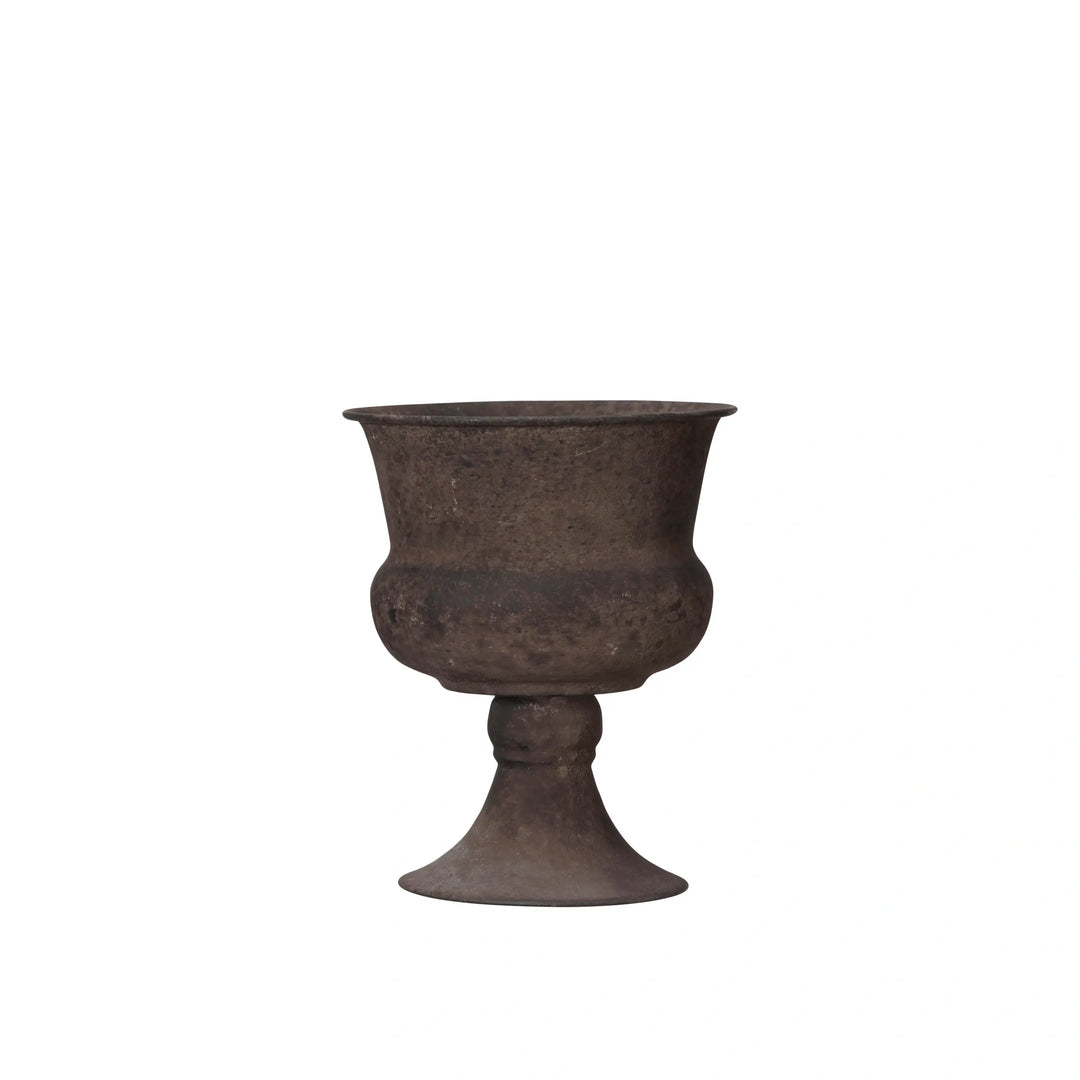 RAGNA Pflanztopf -  Pokalform RostbraunEisen 15 × 19 cm