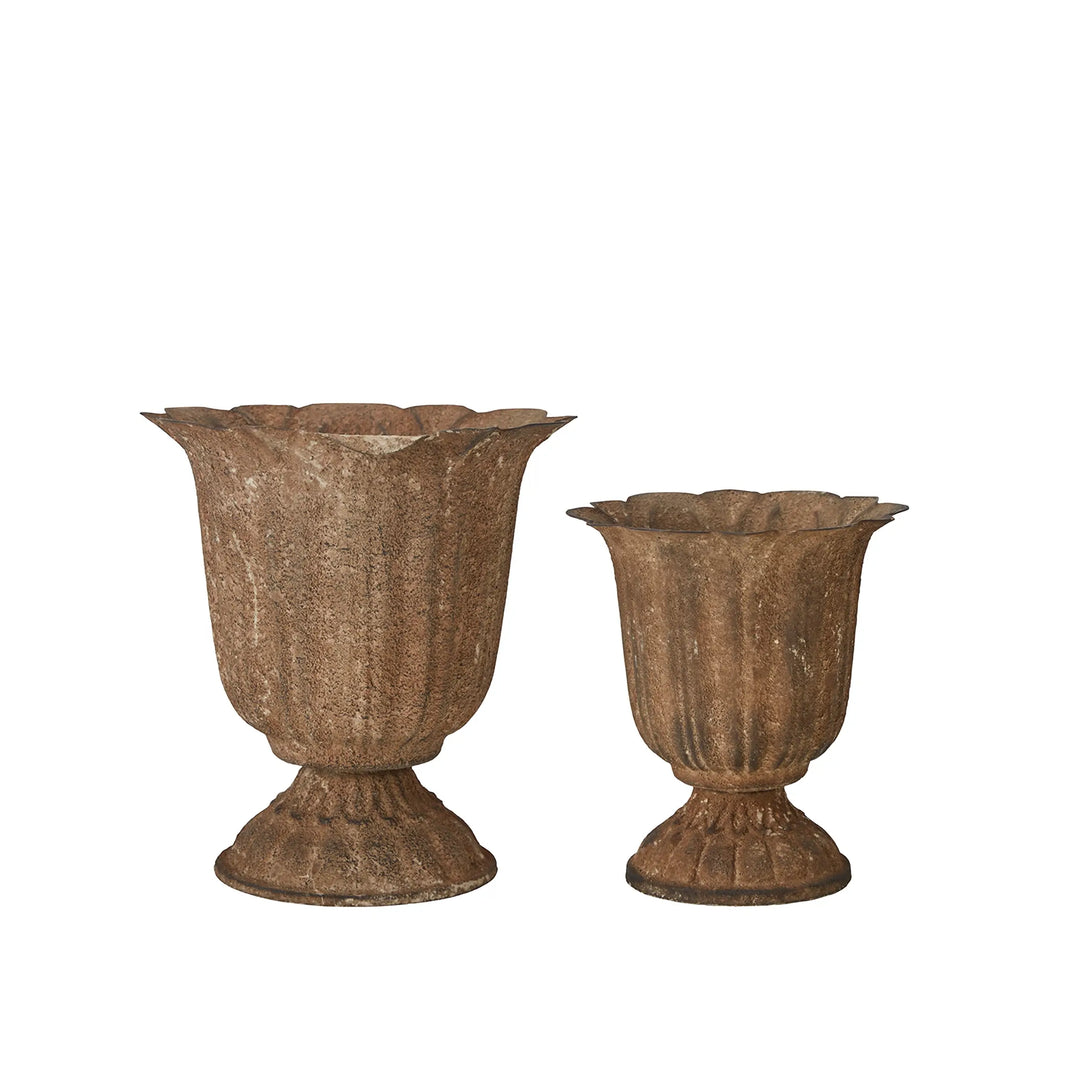FREJA Pflanztopf - Tulpenform  Eisen 15 × 16 cm
