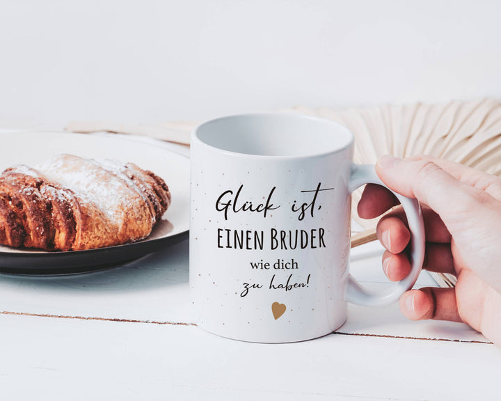 Tasse - Glück ist, einen Bruder wie dich zu haben