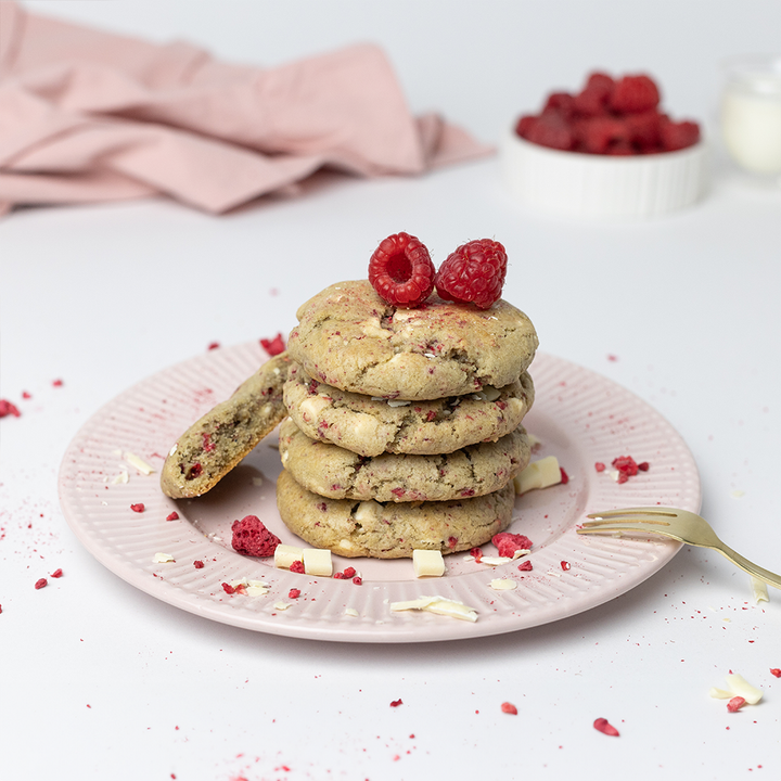 Backmischung - Himbeer-Cookies mit weißer Schokolade