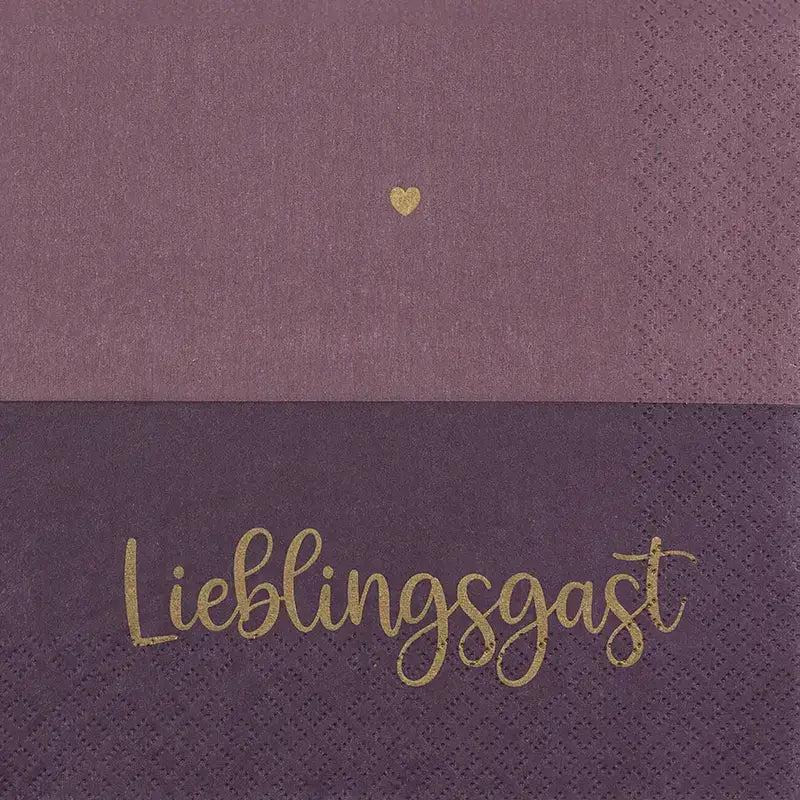 LunchServietten -  Lieblingsgast