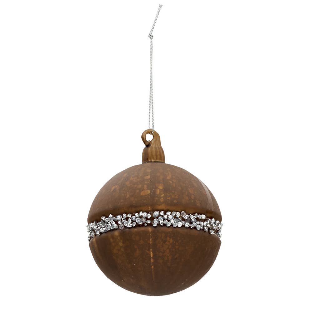 Weihnachtskugel - Rostoptik