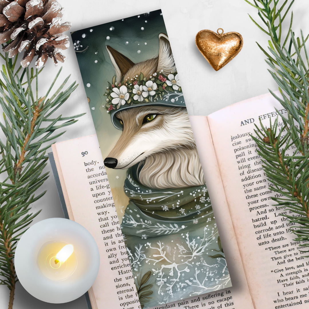 Lesezeichen Die Macht des Wolfes - Magischer Wald, 18x6cm