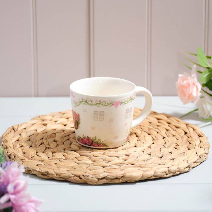 Landhaus Steingut Tasse - Home Sweet Home