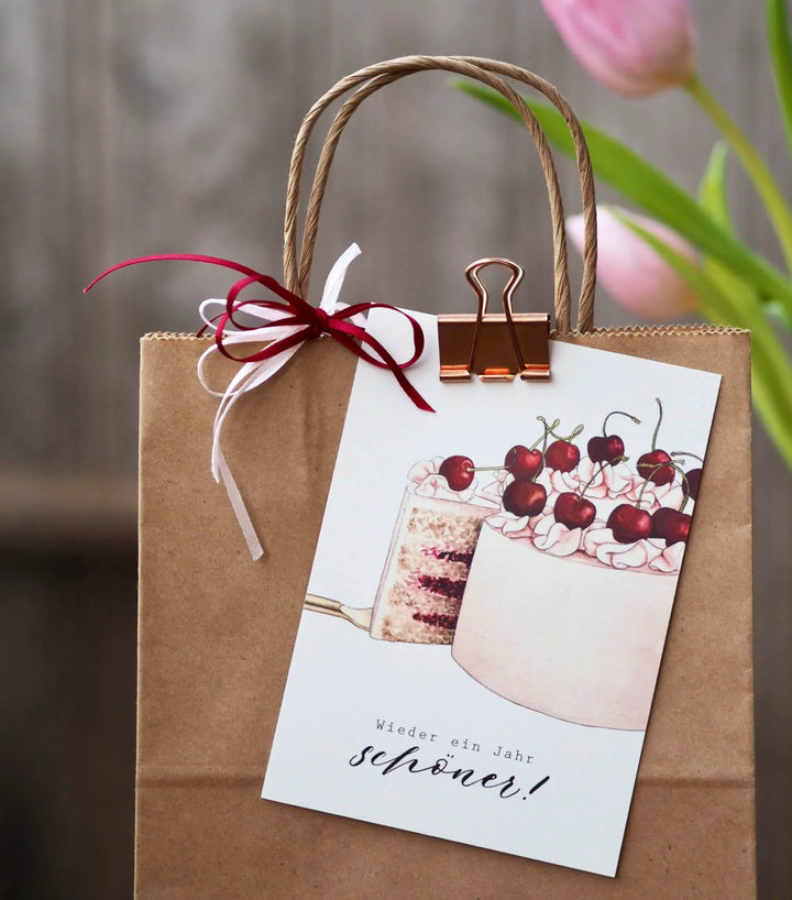 Geburtstagskarte - Ein Jahr Schöner