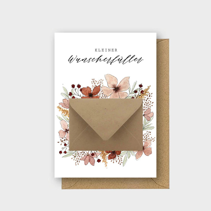 carte pour cadeaux en espèces 