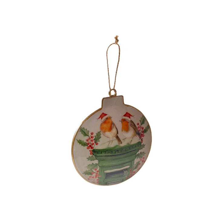 Weihnachtsschmuck -  Rotkehlchen