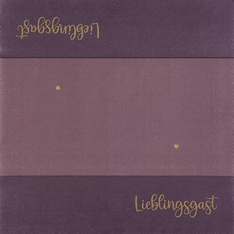 LunchServietten -  Lieblingsgast