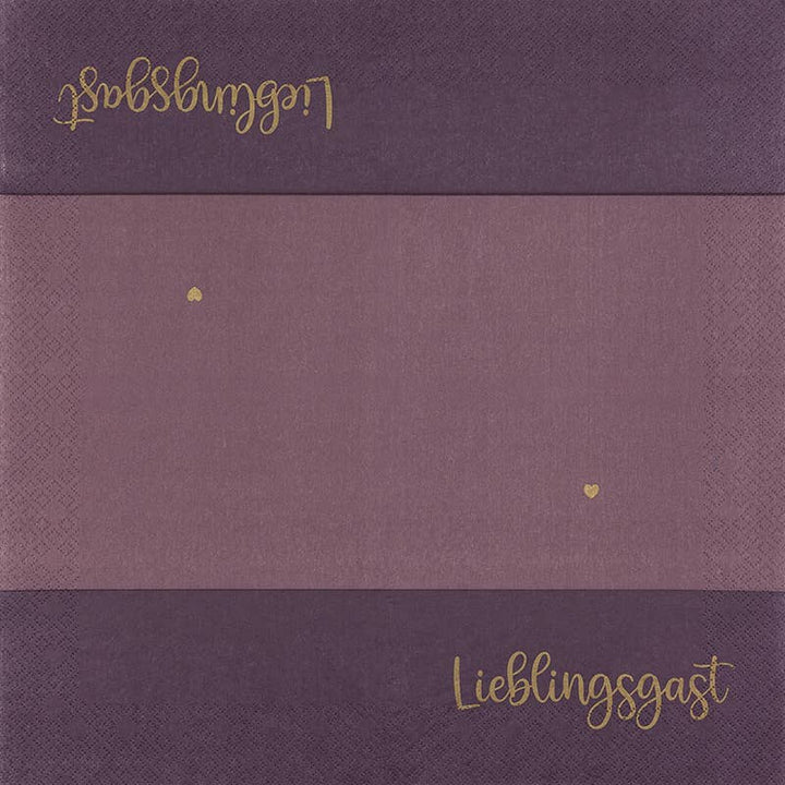 LunchServietten -  Lieblingsgast