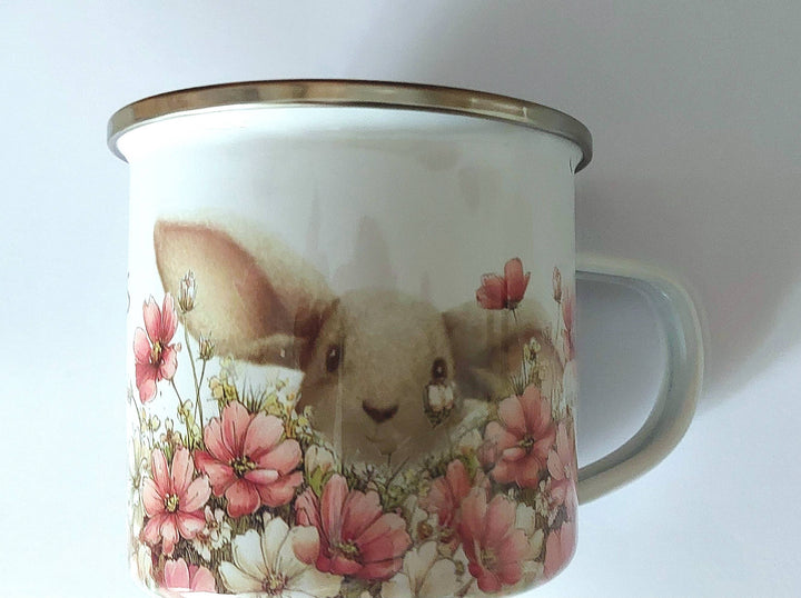 Emaille Tasse - Schön, dass es Dich gibt