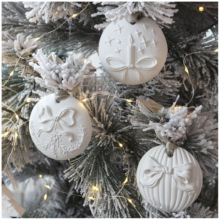 Mathilde M. Duftdekor Weihnachtskugeln Orange Cannelle, 3er-Set
