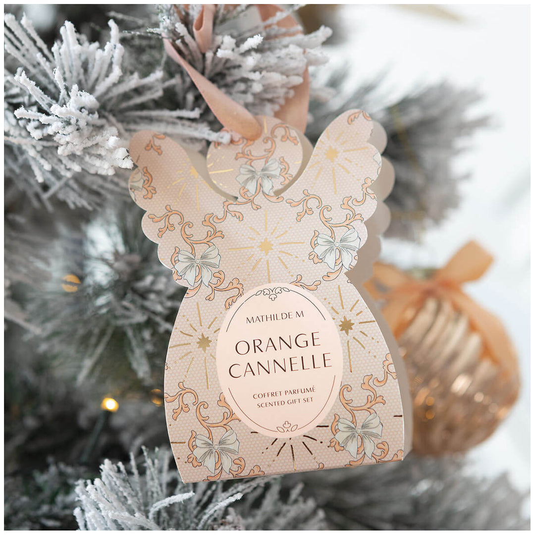 Mathilde M. Duftdekor Geschenkset Engel & Herz Orange Cannelle
